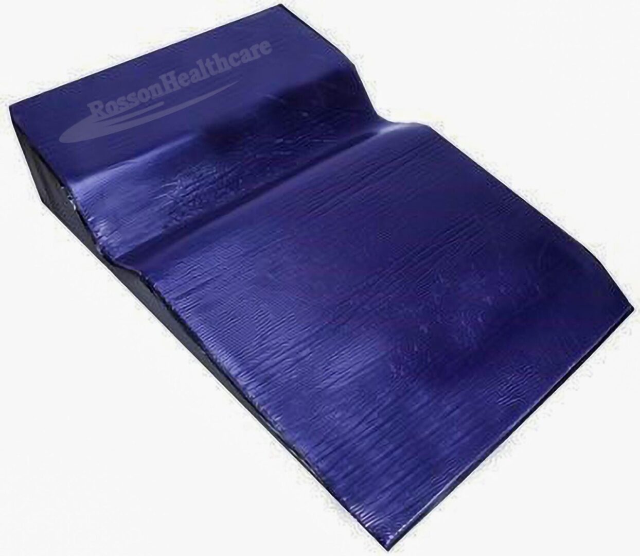 A blue mat with the word " cloudburst " written on it.