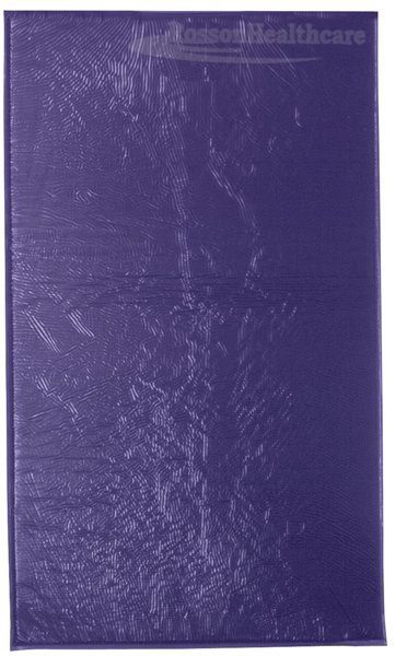 A purple book cover with a white background