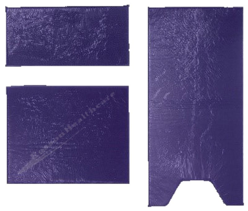 A purple sheet of paper with the words " purple ".