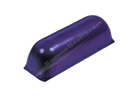 A purple plastic container for healthcare products on a white background.